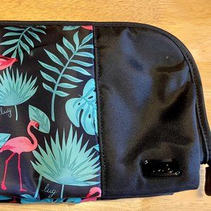 Lug Flash cosmetic case in Flamingo Black